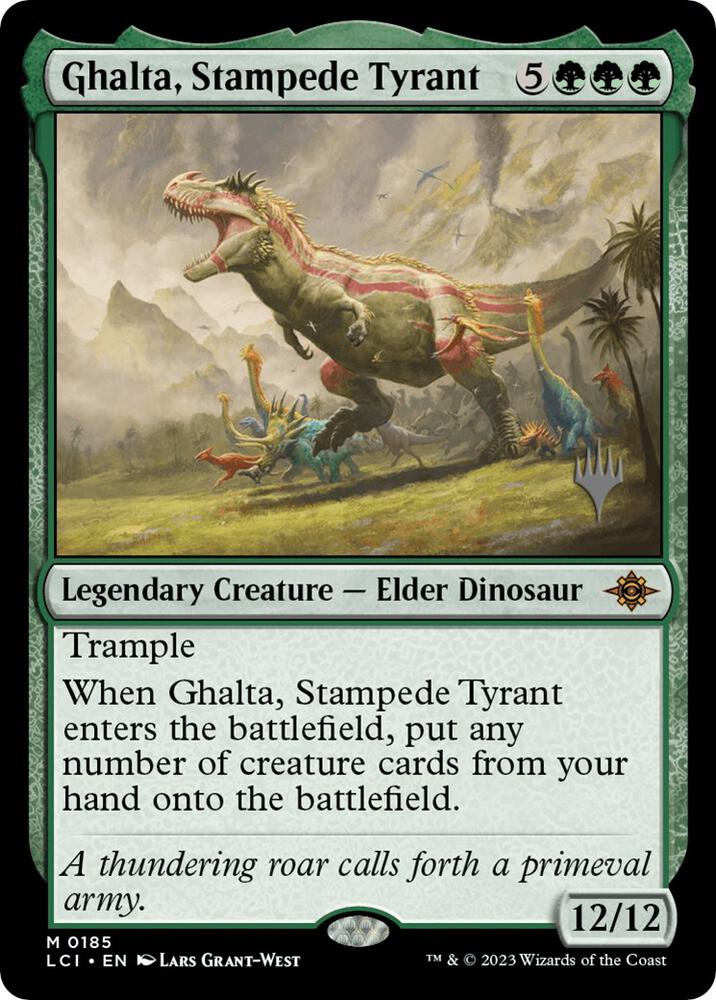 Ghalta, Stampede Tyrant (Foil) - Promo Pack: The Lost Caverns of Ixalan (PPLCI)