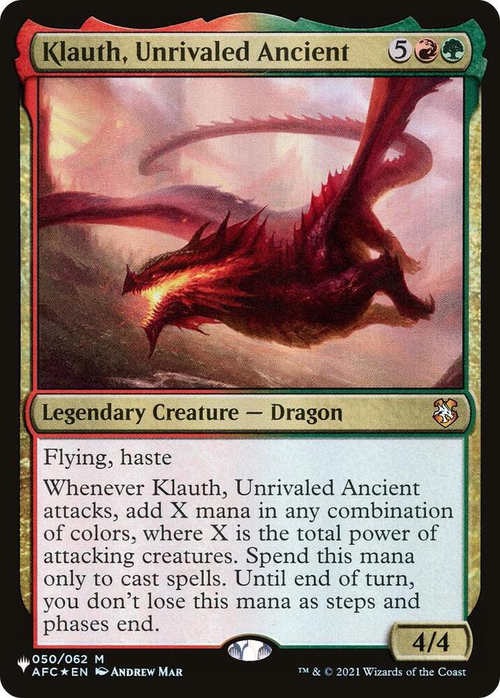 Klauth, Unrivaled Ancient - The List Reprints (LIST)