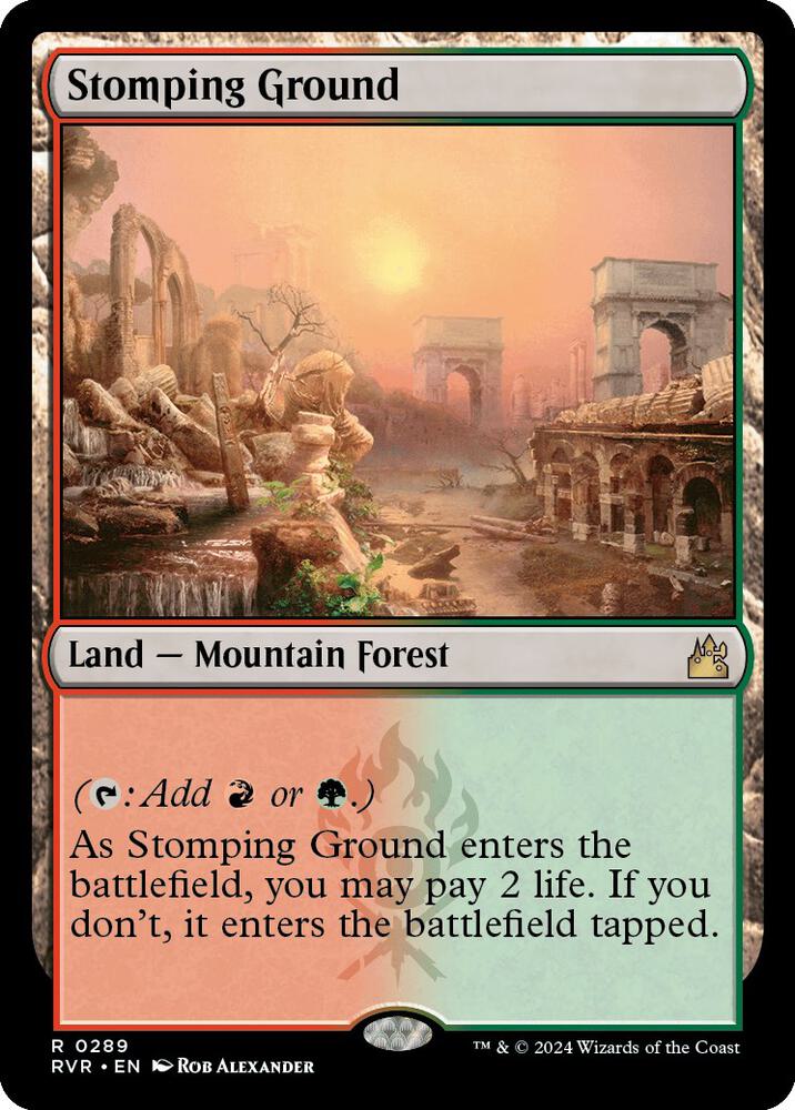 Stomping Ground (Foil)- Ravnica Remastered (RVR)