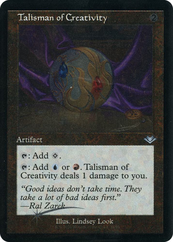 Talisman of Creativity (Retro Frame) (Foil Etched) - Modern Horizons (MH1)