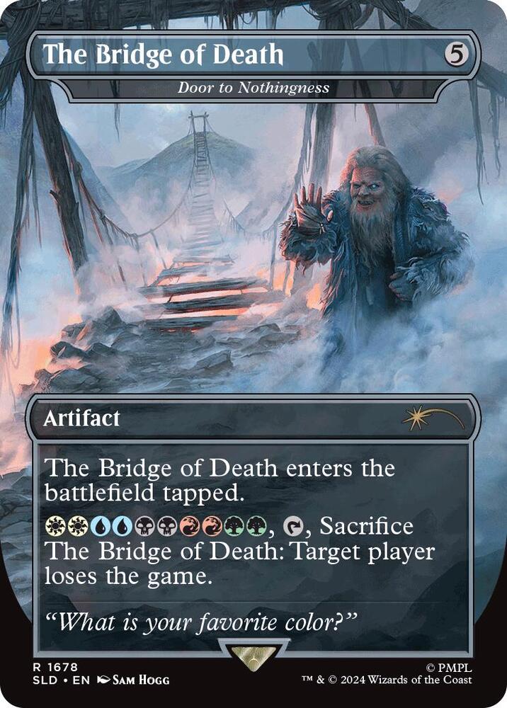 The Bridge of Death - Door to Nothingness (foil) - Secret Lair Drop Series (SLD)