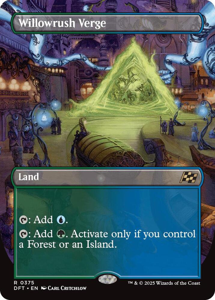 Willowrush Verge (Borderless) - Aetherdrift (DFT)