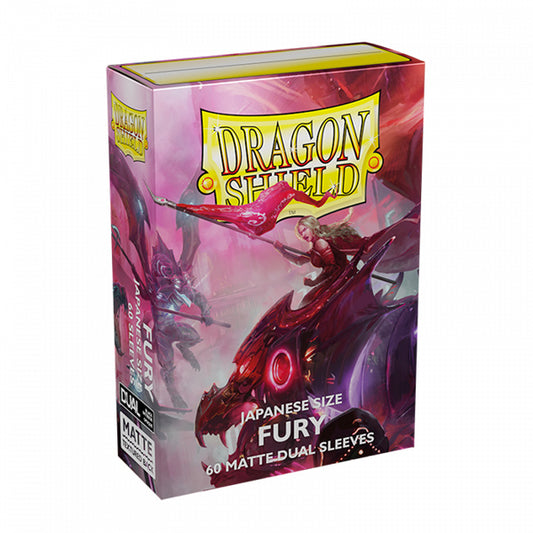 Dragon Shield Sleeves: Japanese DUAL- Matte Fury 'Alaria, Commonwealth Champion' (60 ct.)