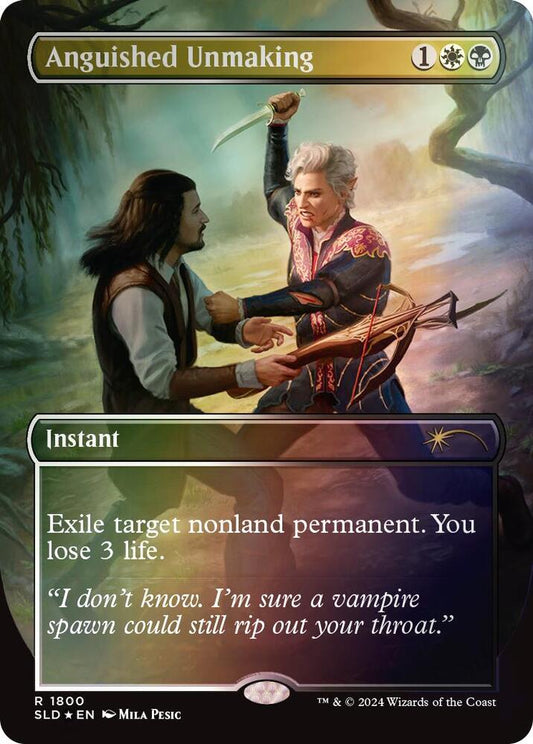Anguished Unmaking (1800) (Rainbow Foil) - Secret Lair Drop Series (SLD)