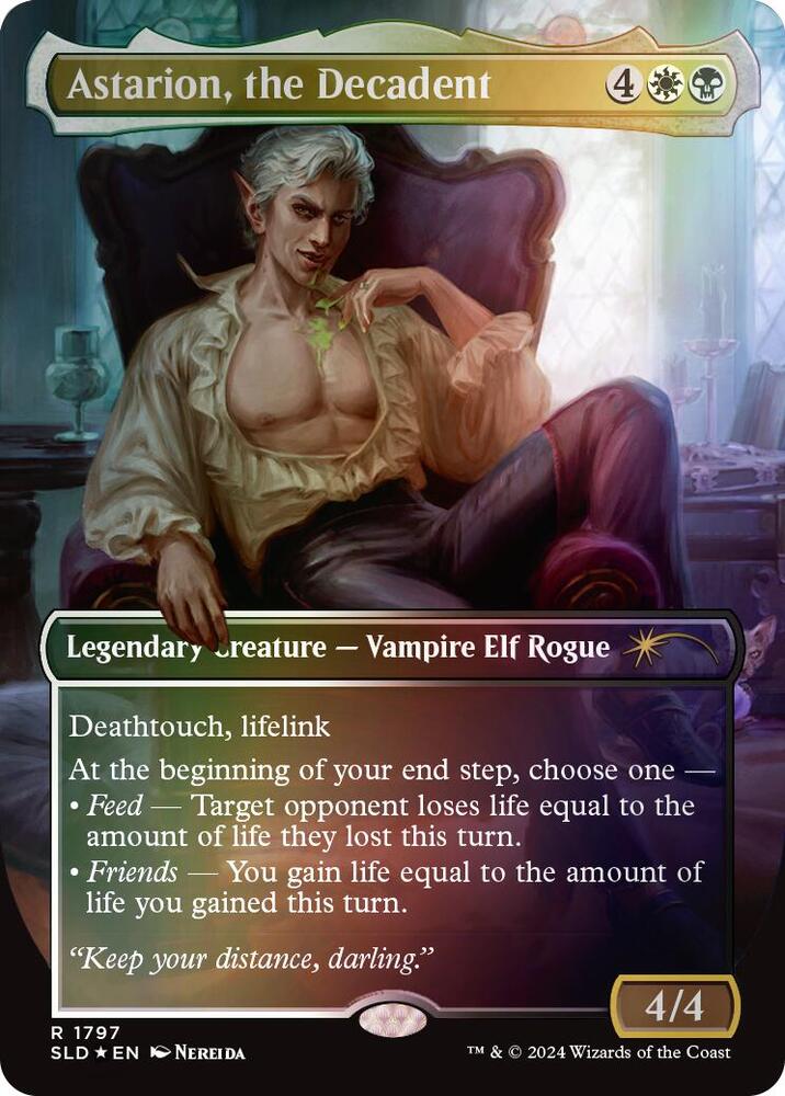 Astarion, the Decadent (Rainbow Foil) - Secret Lair Drop Series (SLD)