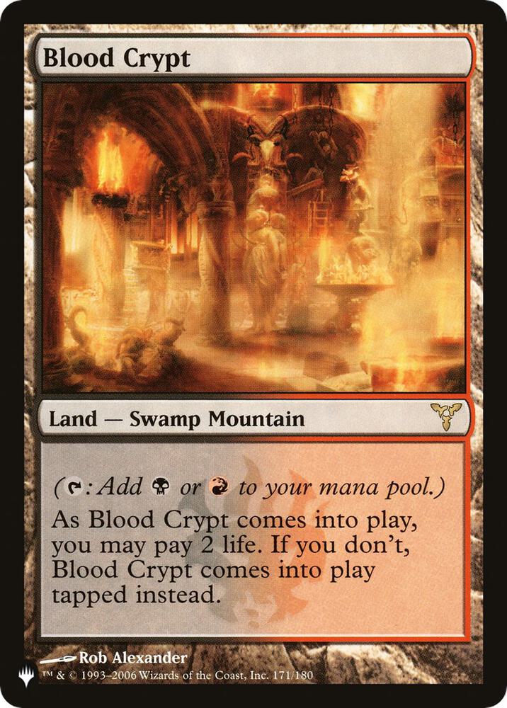 Blood Crypt - The List Reprints (LIST)