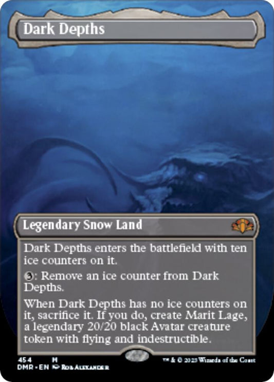 Dark Depths (Borderless) (Foil) - Dominaria Remastered (DMR)