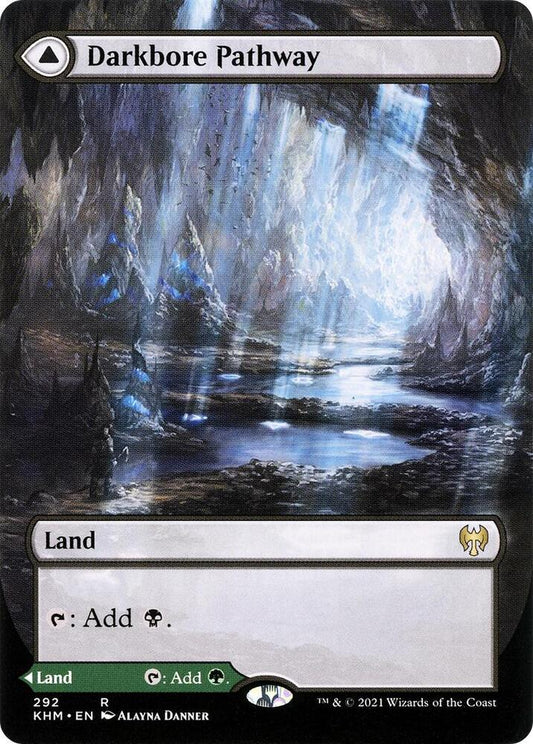 Darkbore Pathway (Borderless)(Foil) - Kaldheim (KHM)