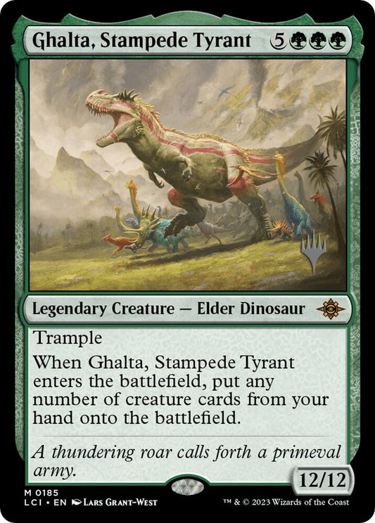 Ghalta, Stampede Tyrant (Foil) - Promo Pack: The Lost Caverns of Ixalan (PPLCI)