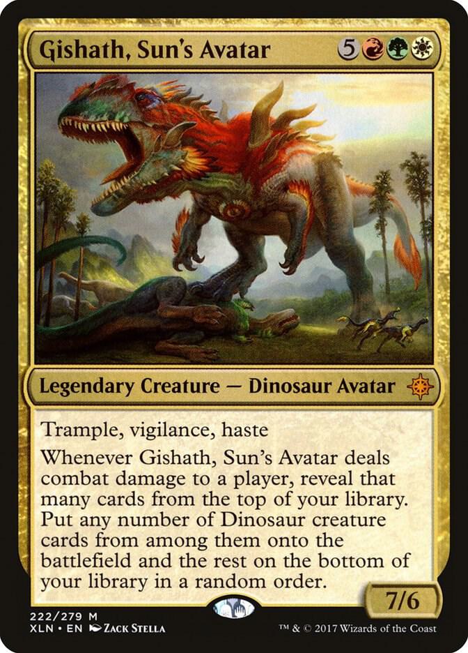 Gishath, Sun's Avatar - Ixalan (XLN) Foil