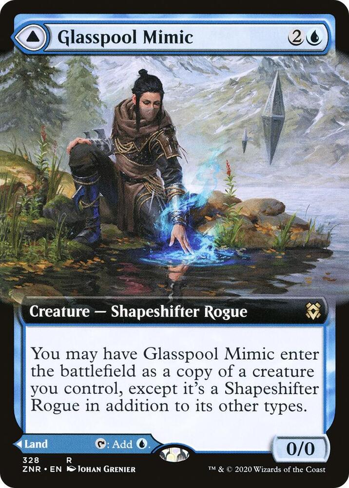 Glasspool Mimic (Extended Art) - Zendikar Rising (ZNR)