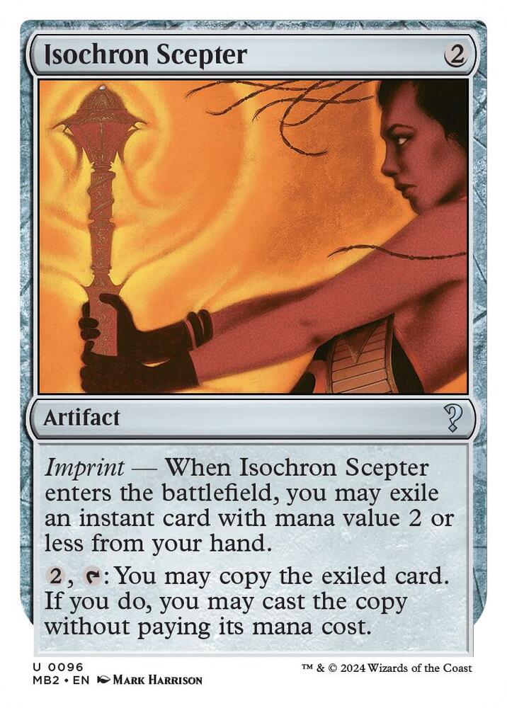 Isochron Scepter (White Border) - Mystery Booster 2 (MB2)