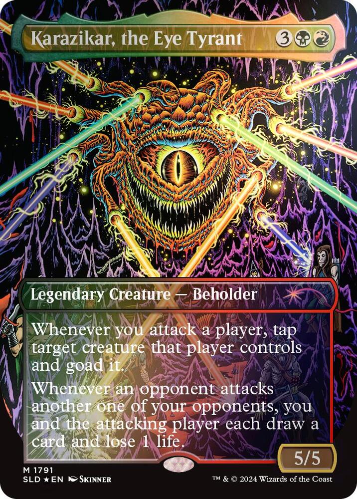 Karazikar, the Eye Tyrant (Rainbow Foil) - Secret Lair Drop Series (SLD)