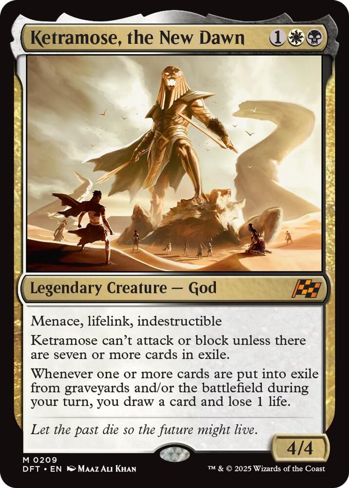 Ketramose, the New Dawn - Aetherdrift (DFT) Foil