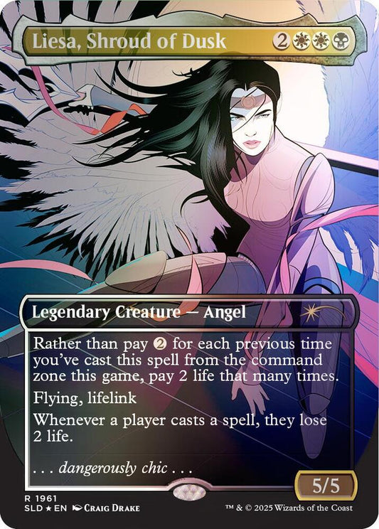 Liesa, Shroud of Dusk (Rainbow Foil) - Secret Lair Drop Series (SLD)