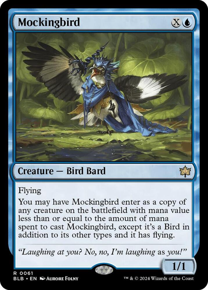 Mockingbird - Bloomburrow (BLB) Foil