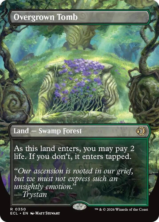 Overgrown Tomb (Borderless) - Lorwyn Eclipsed (ECL)
