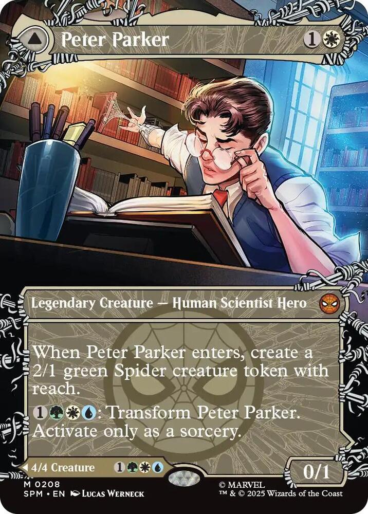 Peter Parker (0208) (Borderless) - Marvel's Spider-Man (SPM) foil