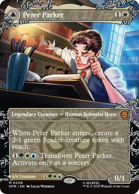 Peter Parker (0208) (Borderless) - Marvel's Spider-Man (SPM) foil