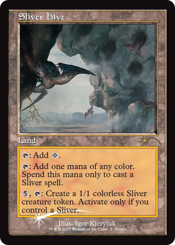 Sliver Hive (Retro Frame)(Foil) - MagicFest Cards (MFP)