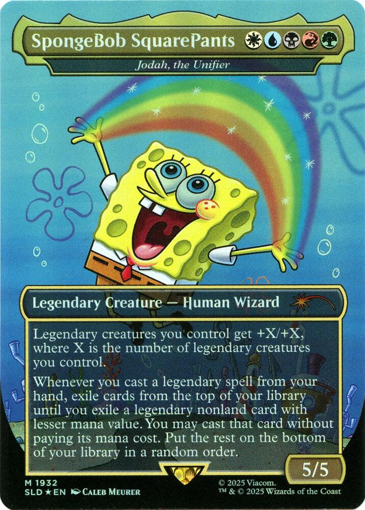 SpongeBob SquarePants - Jodah, the Unifier (Rainbow Foil) - Secret Lair Drop Series (SLD)
