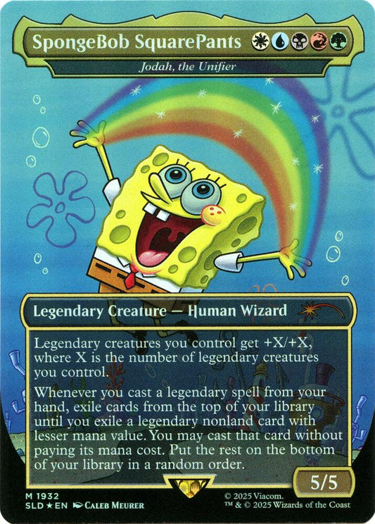 SpongeBob SquarePants - Jodah, the Unifier (Rainbow Foil) - Secret Lair Drop Series (SLD)
