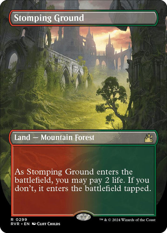 Stomping Ground (Borderless) - Ravnica Remastered (RVR)