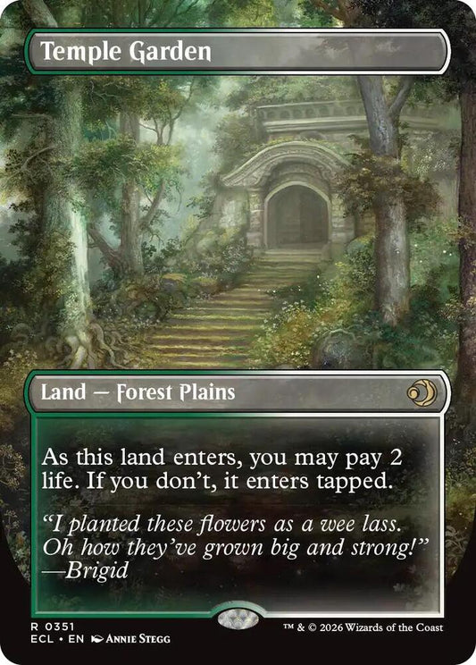Temple Garden (Borderless) - Lorwyn Eclipsed (ECL)