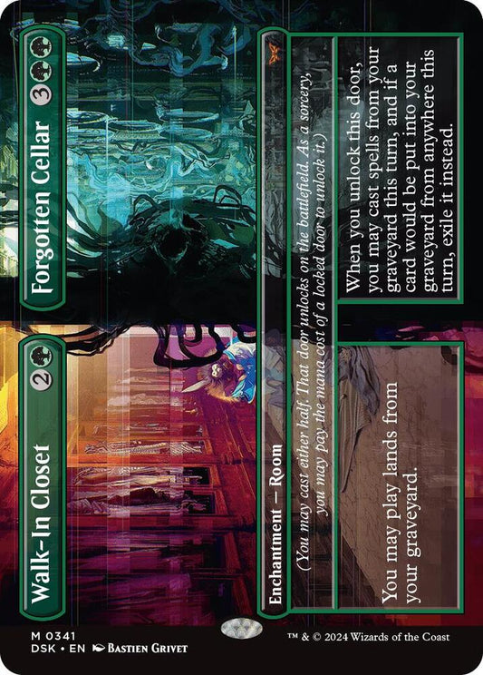 Walk-In Closet // Forgotten Cellar (Borderless) - Duskmourn: House of Horror (DSK)