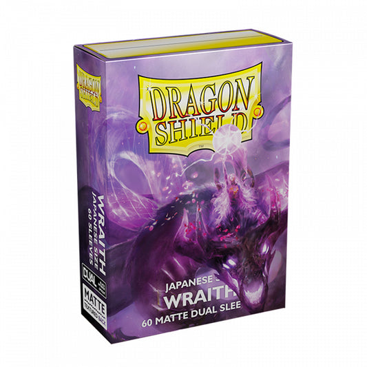 Dragon Shield Sleeves: Japanese DUAL- Matte Wraith 'Alaria, Righteous Wraith' (60 ct.)