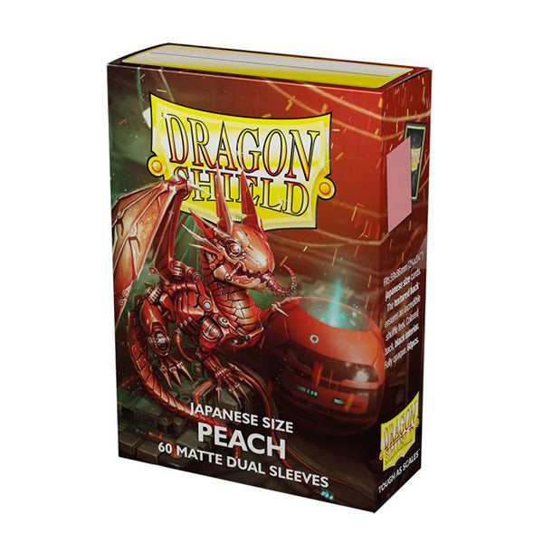 Dragon Shield Sleeves: Japanese DUAL- Matte Peach 'Piip' (60 ct.)