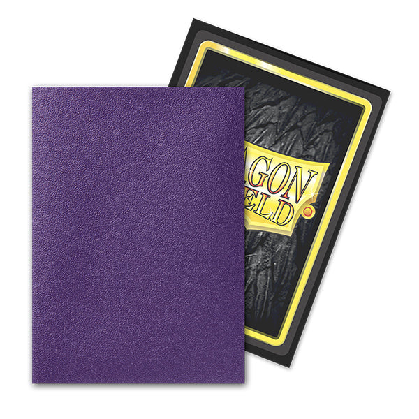 Dragon Shield Sleeves: Standard DUAL- Matte Purple/Soul (100 ct.)